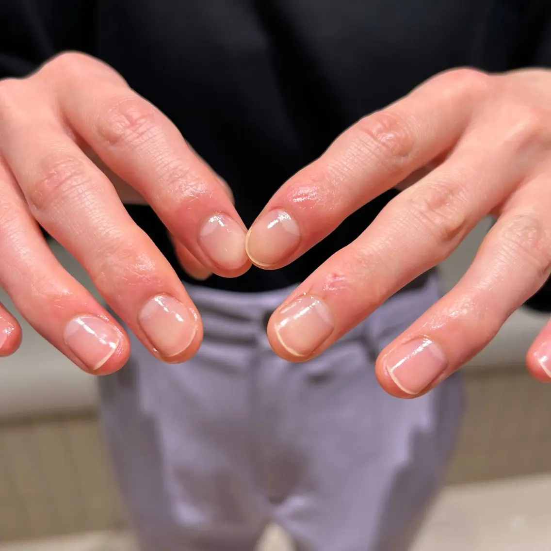ネイル ハンドケア シンプルネイル Ezura Yumiのネイルデザイン