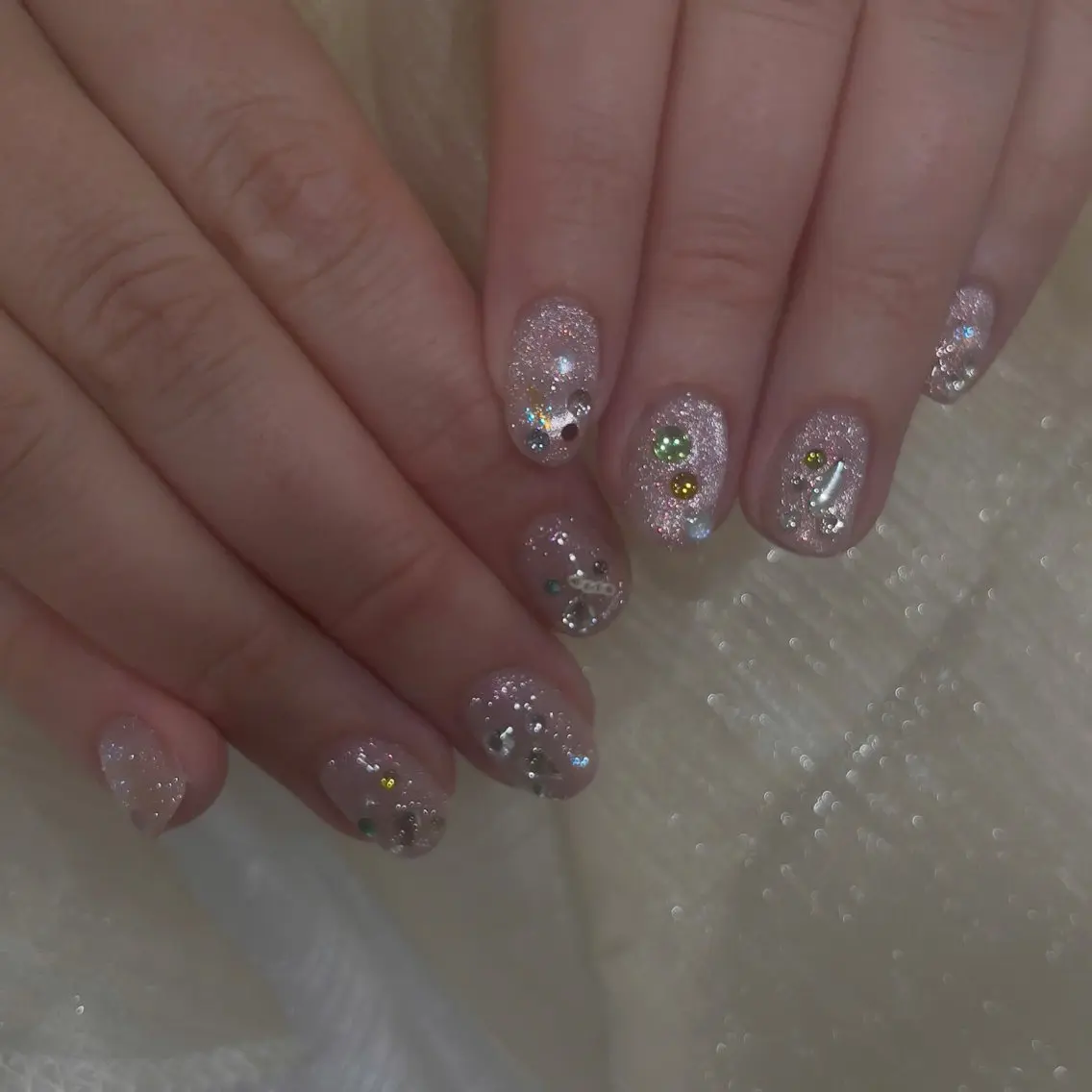 ネイル アートネイル 長さ出し フレンチネイル ジェルネイル グラデーション NAILS BAR SHINJUKUのネイルデザイン