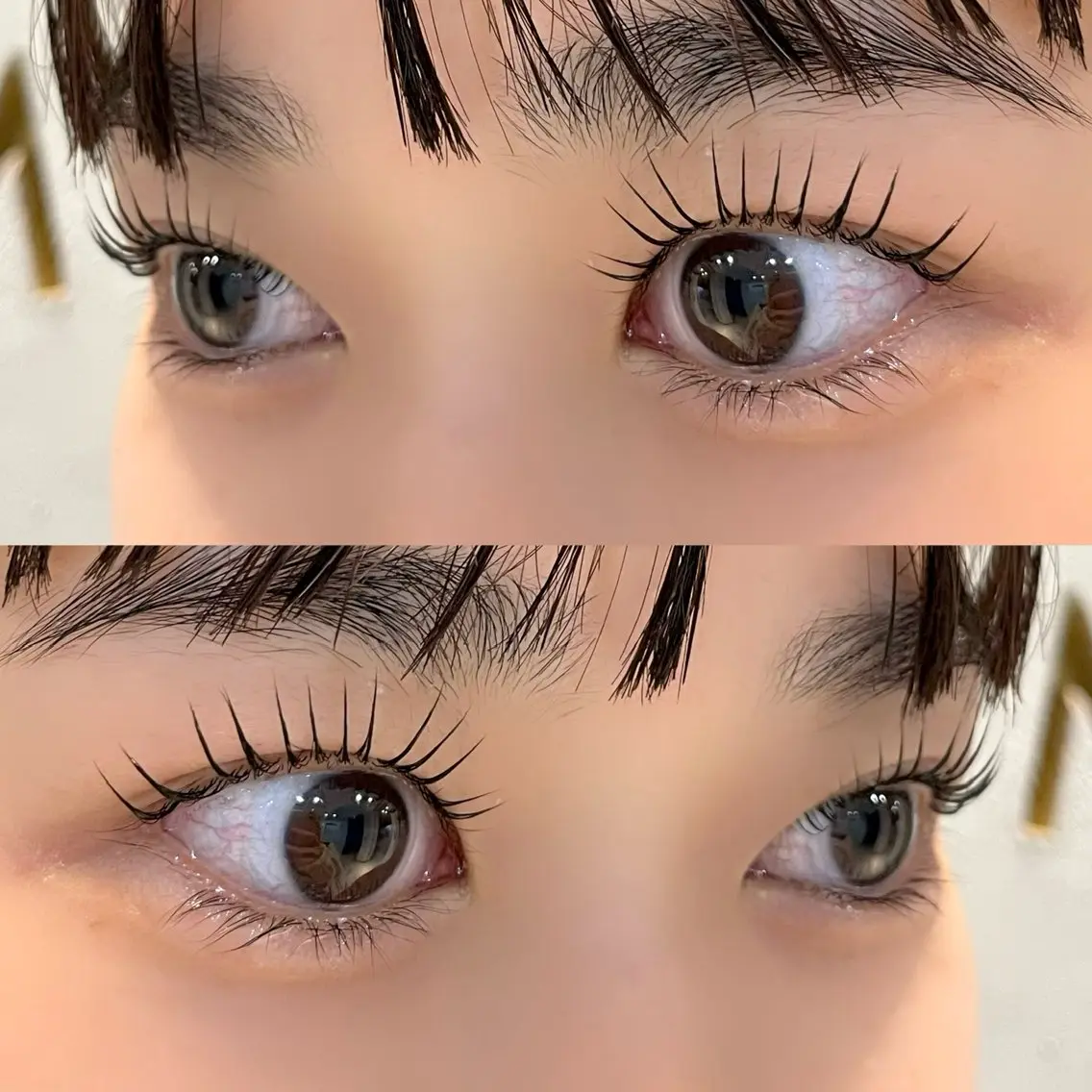 マツエク・マツパ 束感まつ毛 一重×まつ毛パーマ 眉毛/まつ毛/代官山 アイサロン🌻NAEのマツエク・マツパデザイン