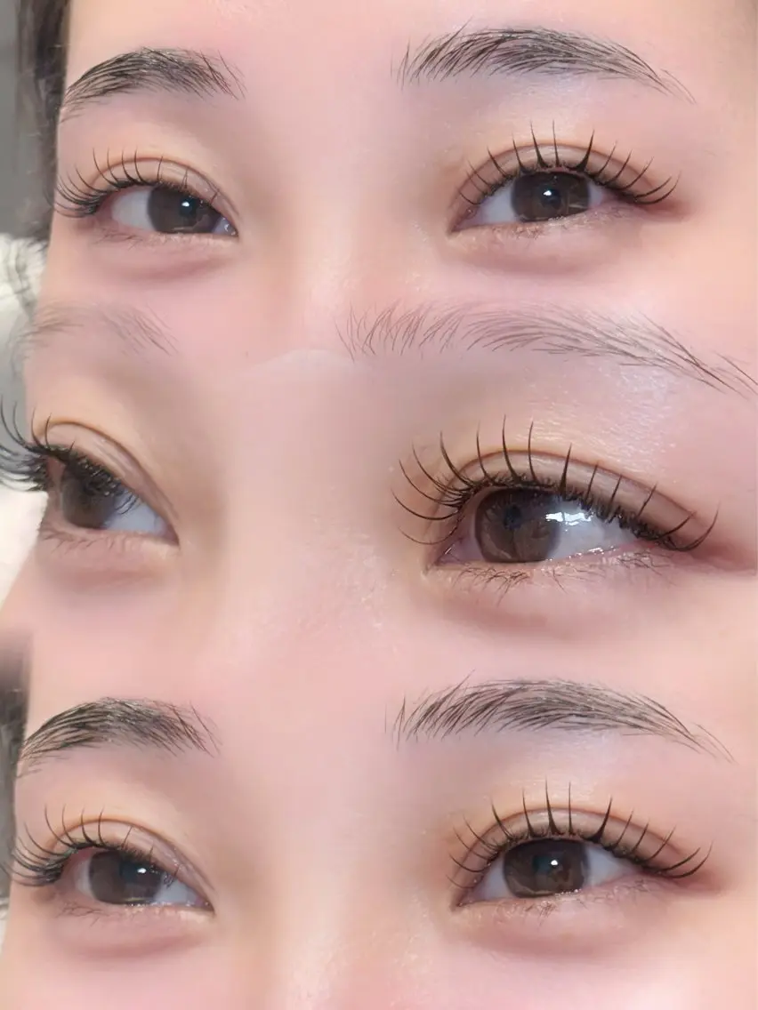 マツエク・マツパ 束感まつ毛 ナチュラル マツエク 梅津/cherien 渋谷・明治神宮前のマツエク・マツパデザイン