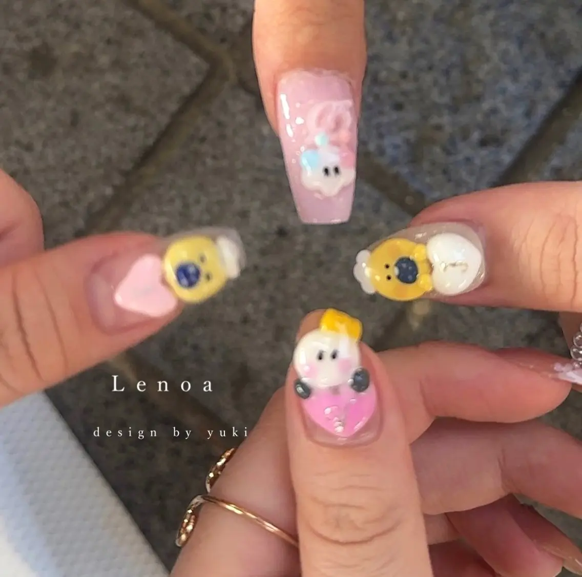 ネイル ハンドネイル Tielu Yukiのネイルデザイン