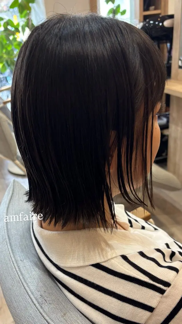 ミディアム shimizu .のヘアスタイル