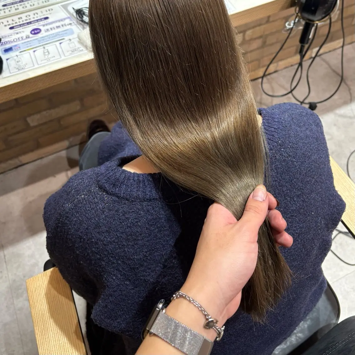 ロング カラー ブリーチ 透明感カラー ブリーチなしカラー オリーブカラー オレンジ ヘアカラー 🍃オリーブ/透明感 カラー/ shoのヘアスタイル