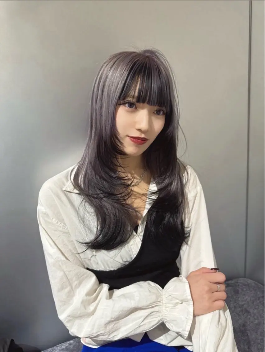 セミロング カラー トリートメント カット ヘアカラー トリートメント 【⭐️レイヤーカット 髪質改善⭐️】長谷川のヘアスタイル