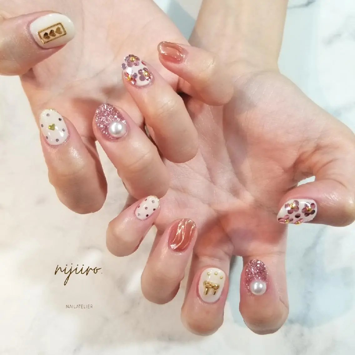ネイル ハンドネイル nijiiro🌈 サトウのネイルデザイン