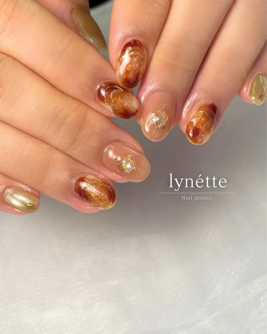 ネイル ニュアンスネイル lynétte 那覇ネイルサロンのネイルデザイン