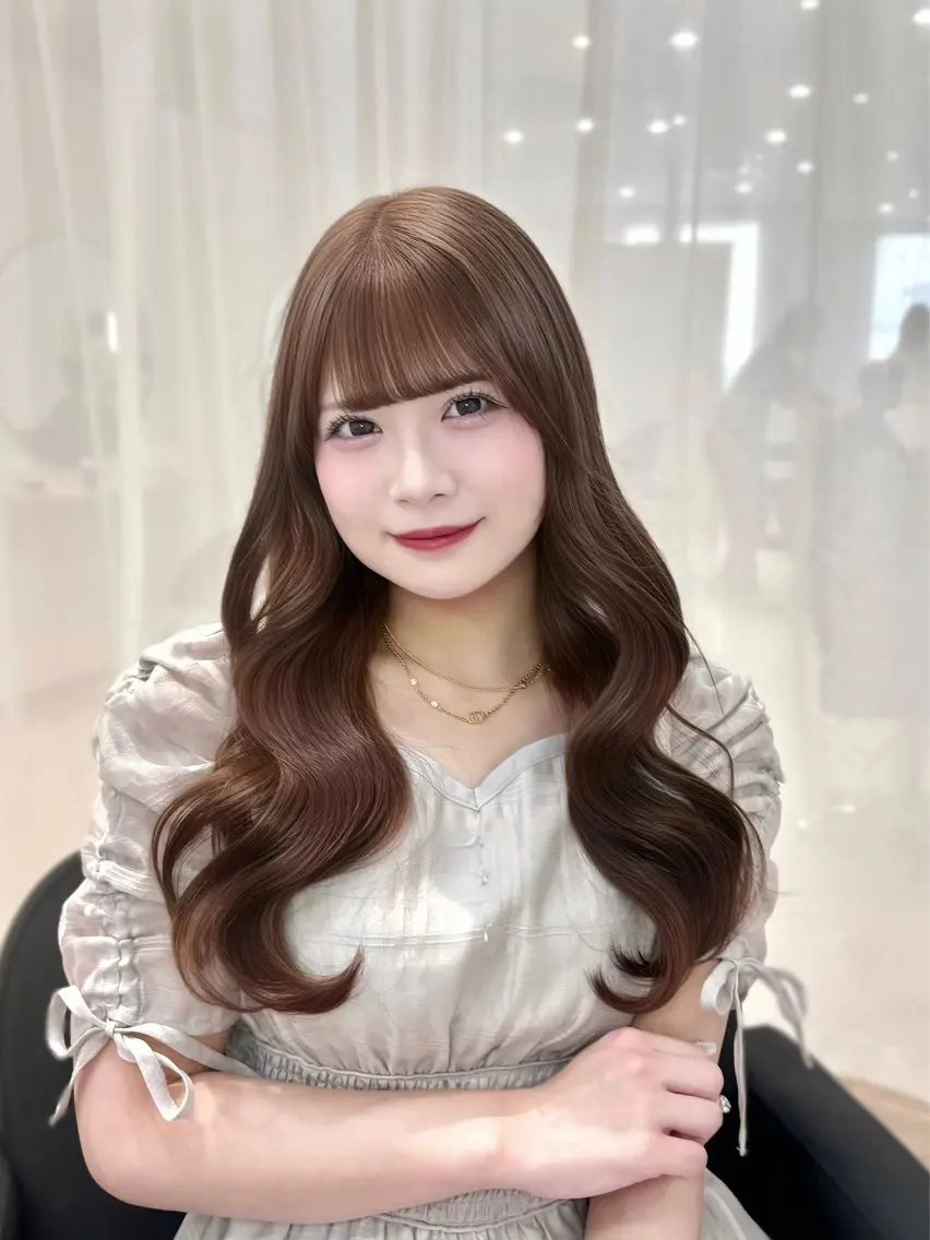 【 リピーター様へ🤍🤍 】似合わせカット+透明感カラー🍨の写真