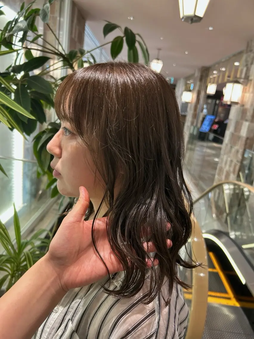 当日予約◎ワンカラー 透明感カラー/ブリーチなしカラー/ブラウン/etc.の写真
