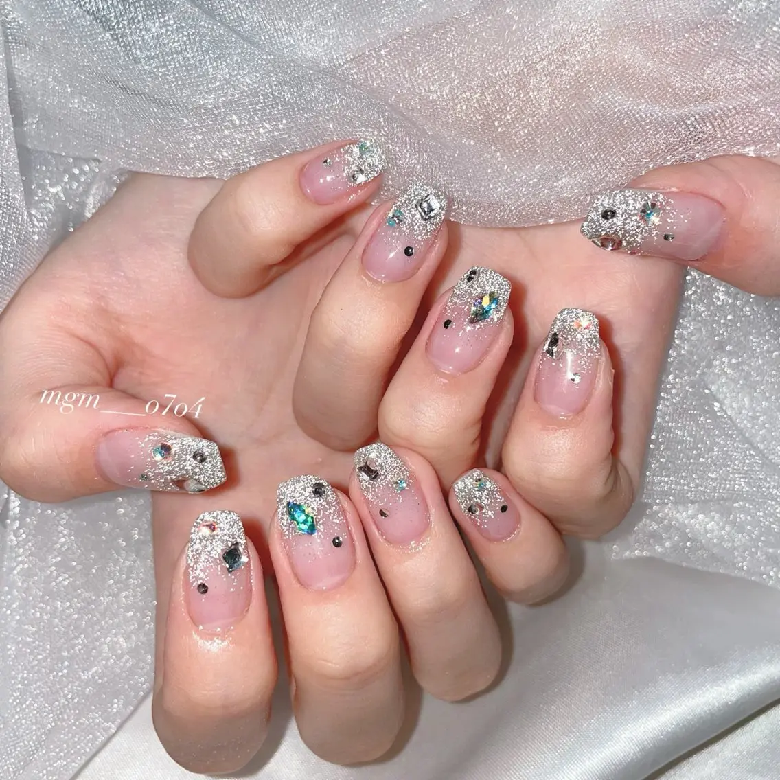 ネイル ハンドネイル ハンドケア MoON...❤︎ MeGuのネイルデザイン