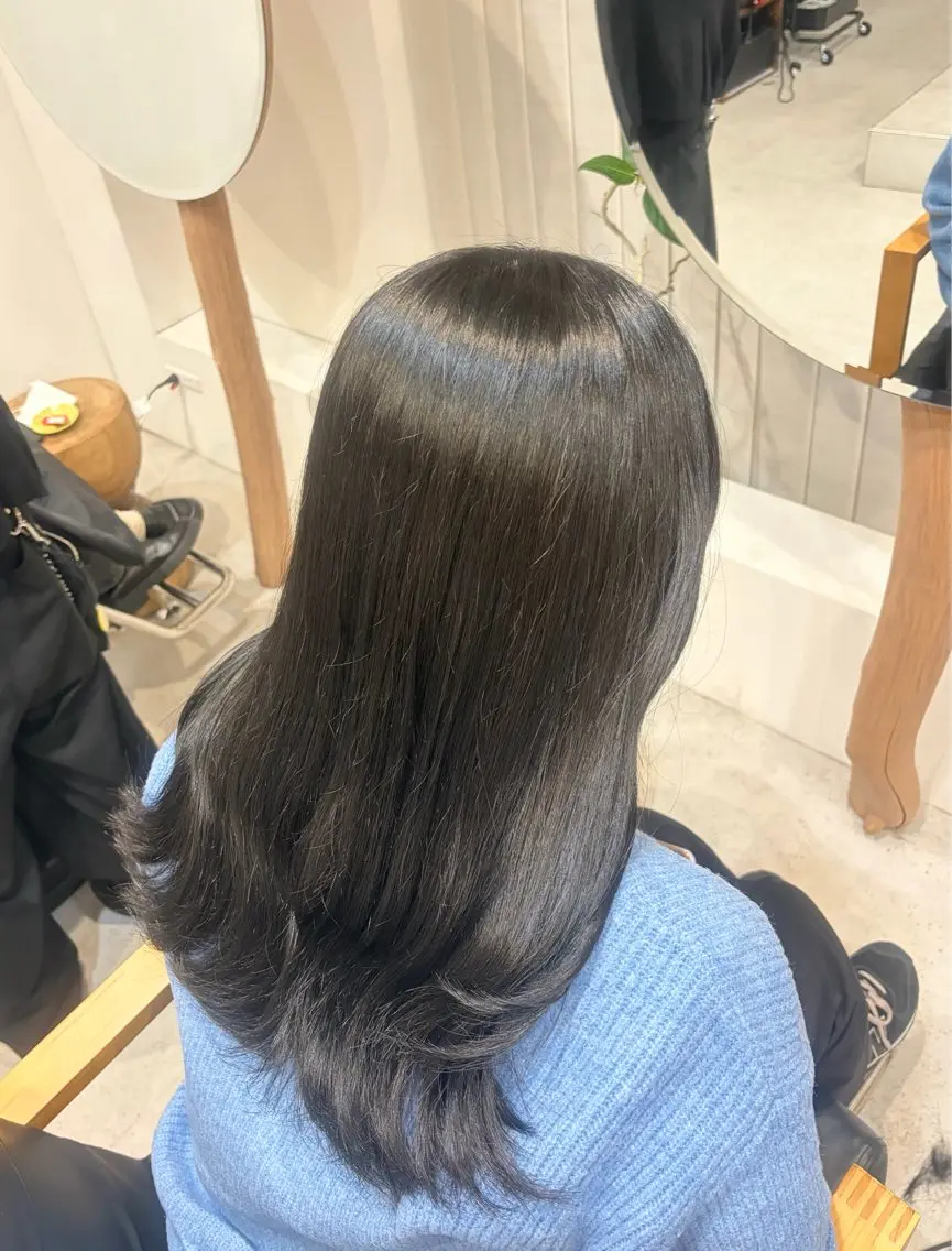 透明感カラー＋質感トリートメント🫧🧊の写真