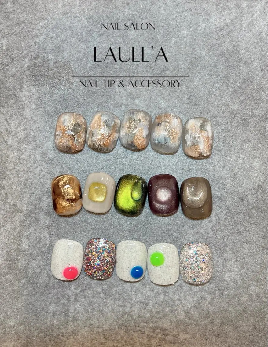 ネイル アートネイル ハンドネイル nailsalon Laule'aのネイルデザイン