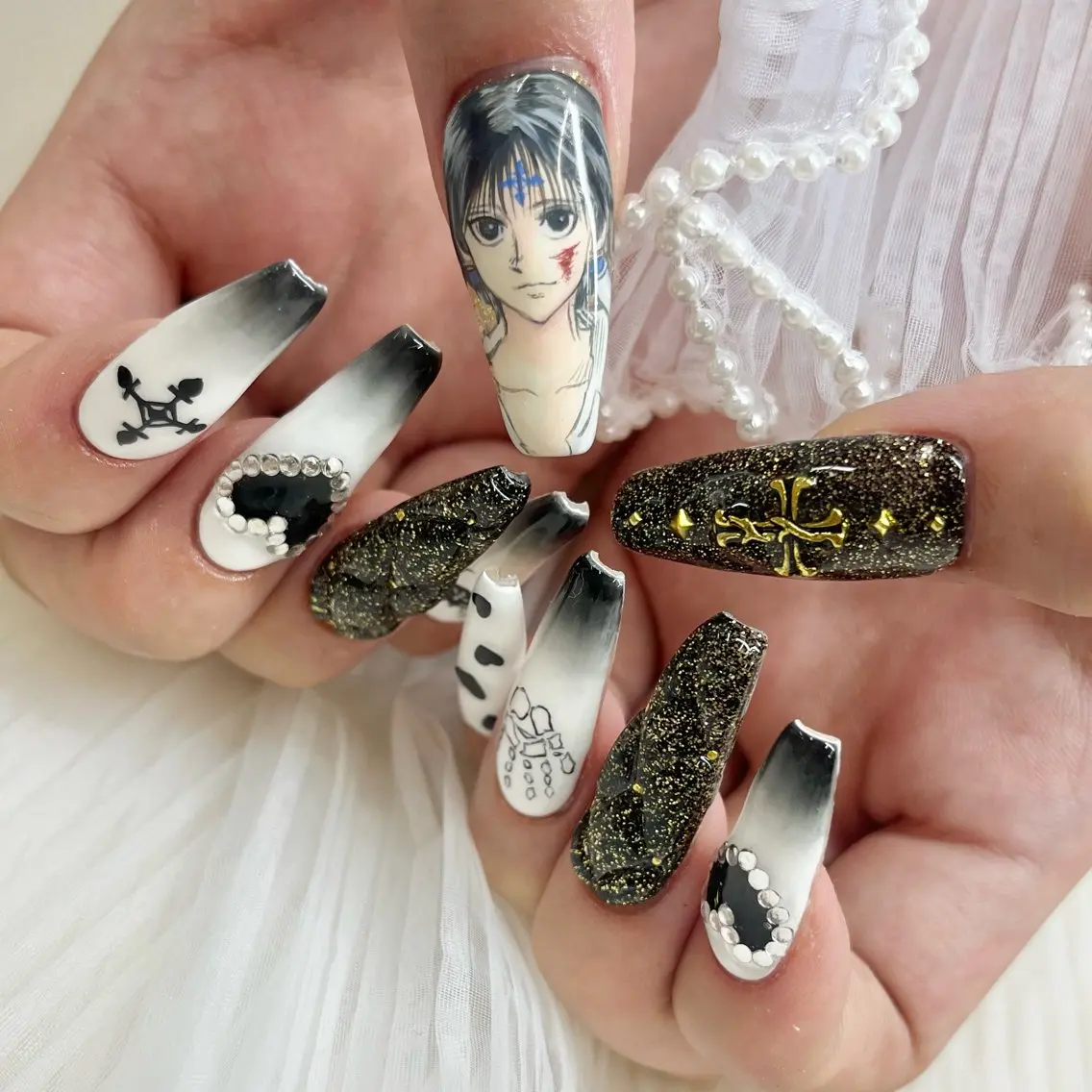 ネイル ロングネイル ハンドネイル 池袋痛ネイル Nok. 渡辺のネイルデザイン