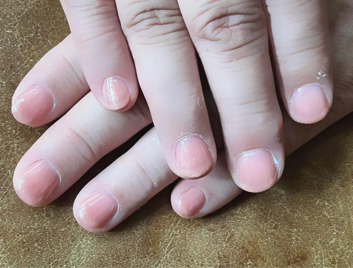 ネイル グラデーション ラメ(グリッター) ラメグラデーション ワンカラーネイル Nailsalon C.U.Eのネイルデザイン