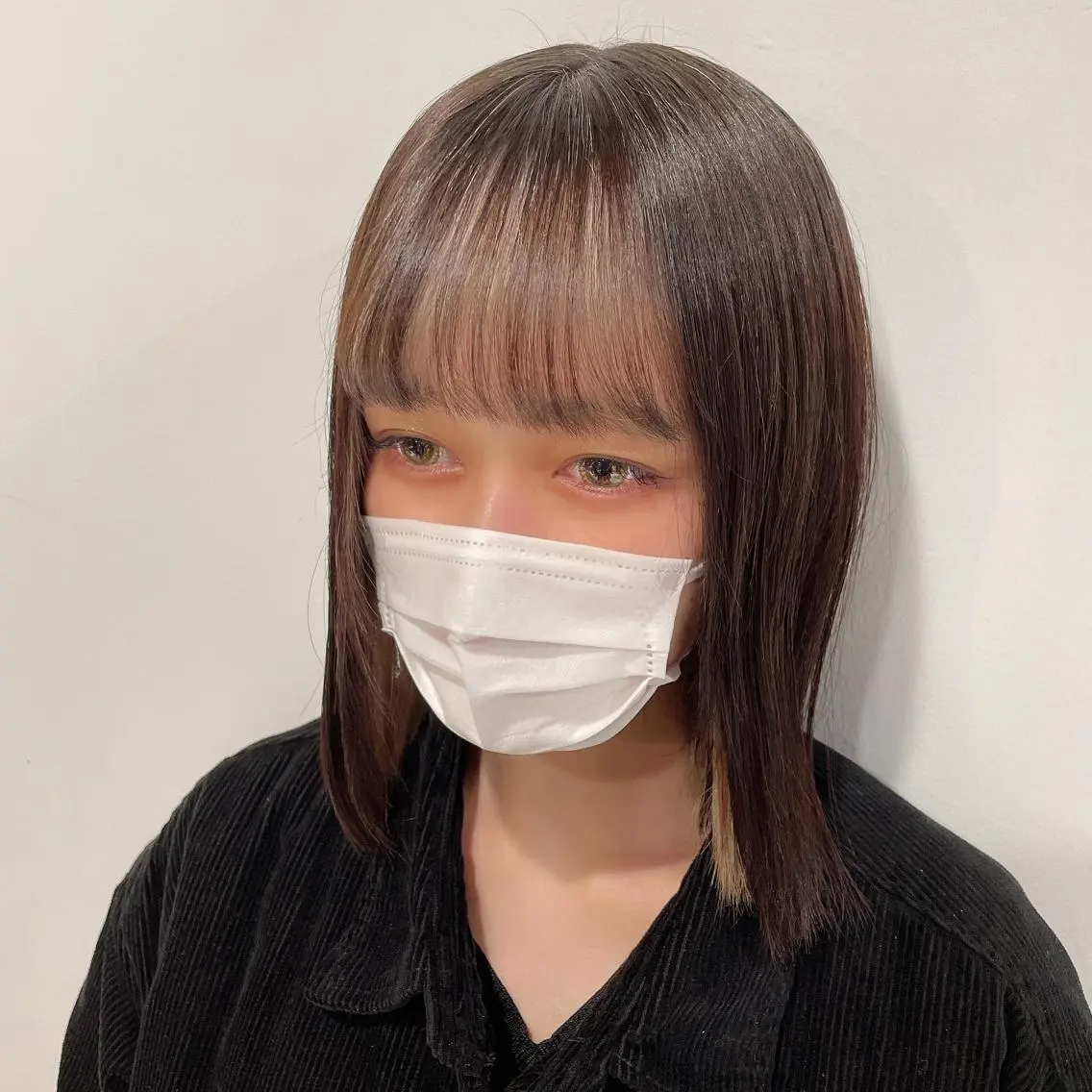 ミディアム ヘアカラー 🌈最新髪質改善🌈 石田のヘアスタイル