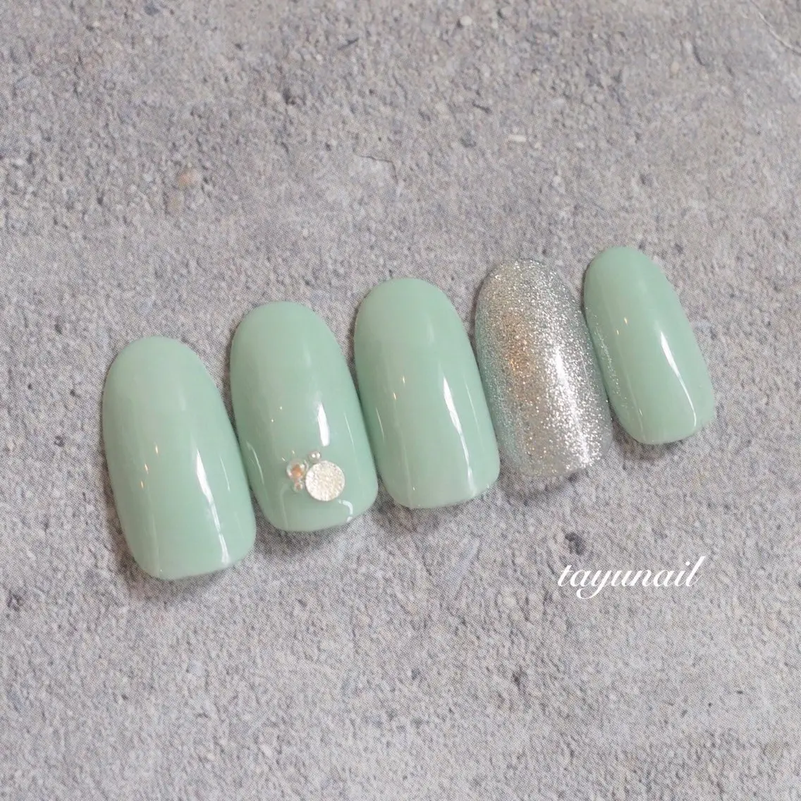 ネイル アートネイル ジェルネイル パラジェル シンプルネイル 春ネイル ハンドネイル ネイルサロン 【たゆnail】のネイルデザイン