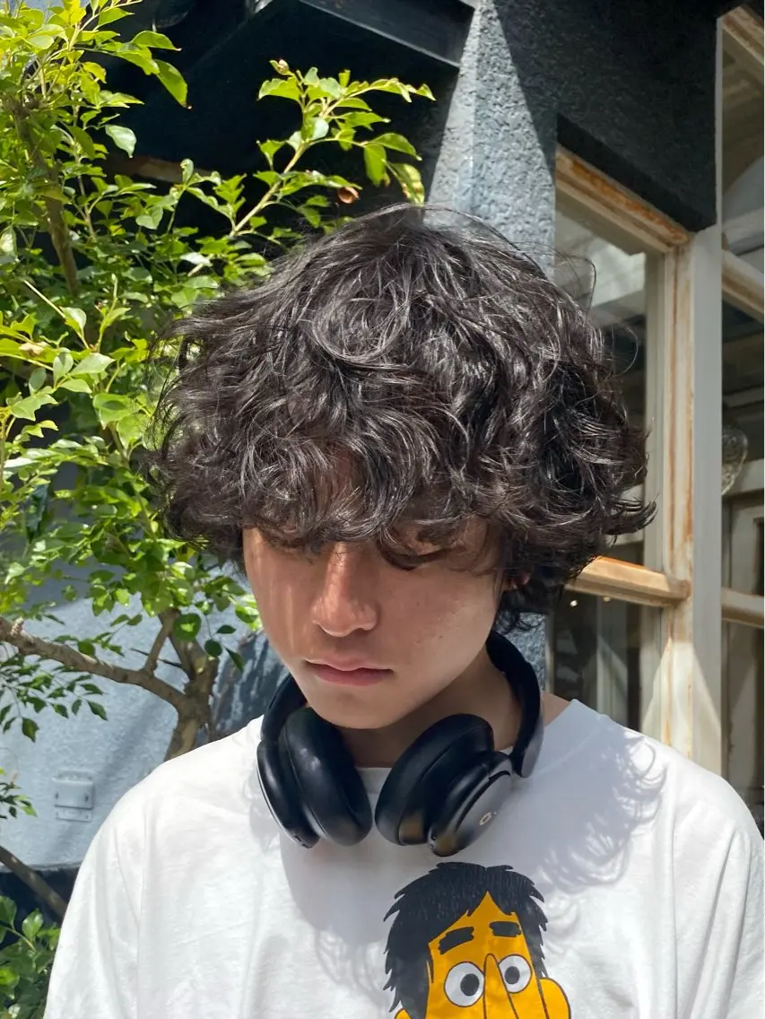 カット+ニュアンスパーマの写真