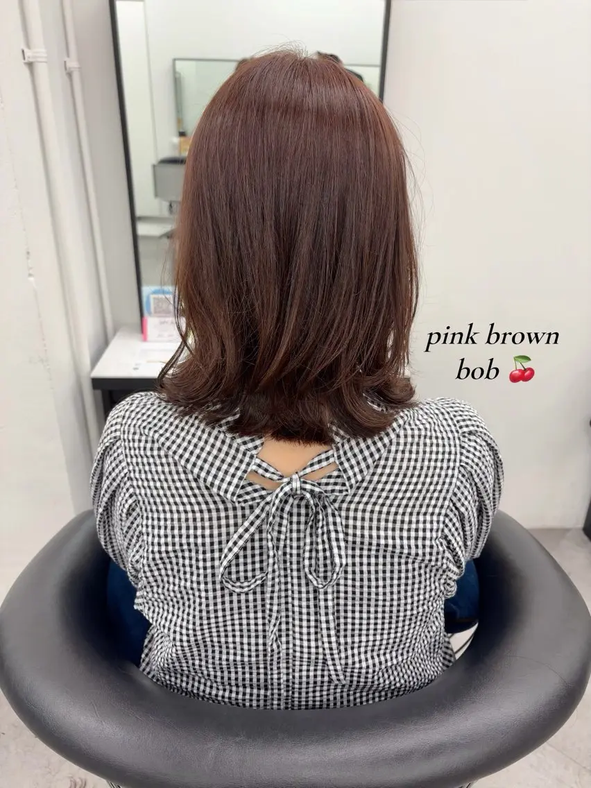 ミディアム カラー カット ヘアカラー トリートメント レイヤーカット🌈 透明感カラー🌷ユリのヘアスタイル