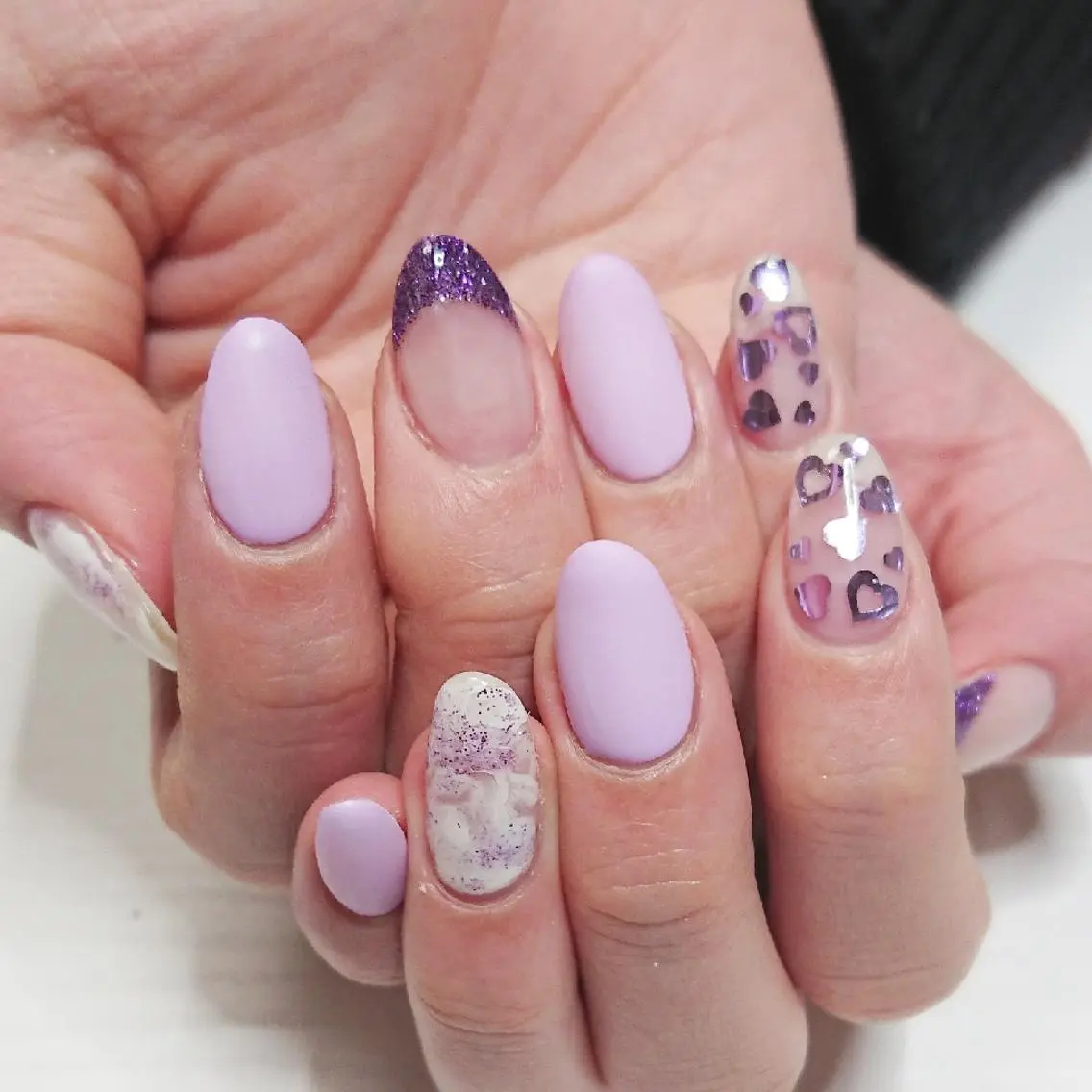 ネイル バレンタイン ハンドネイル Lilith Nailのネイルデザイン