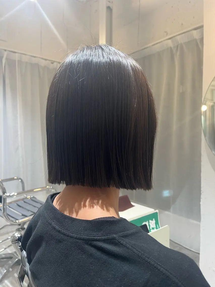 縮毛矯正の写真