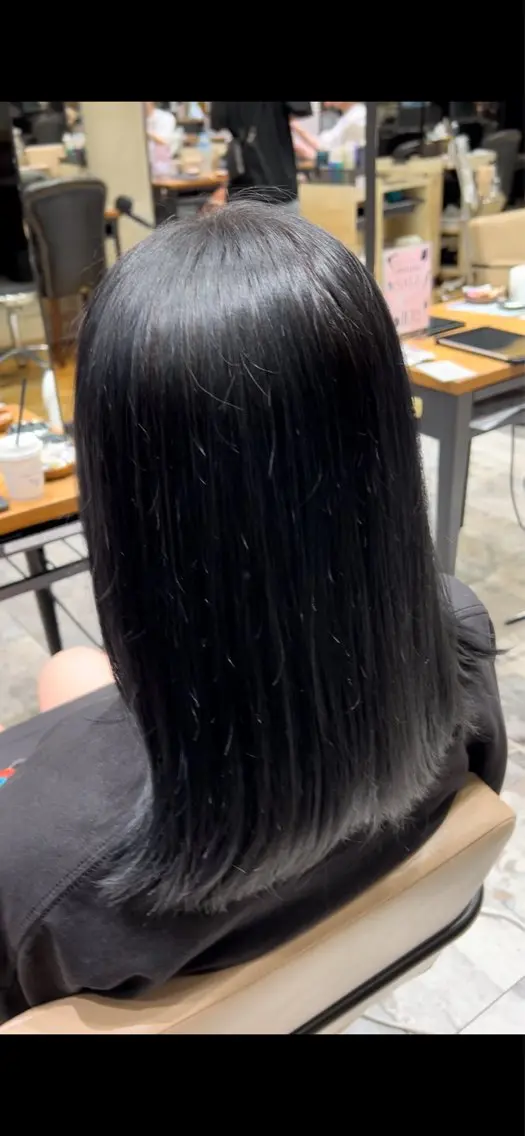 ミディアム カラー 透明感カラー ヘアカラー 透明感カラー 大工廻あすやのヘアスタイル