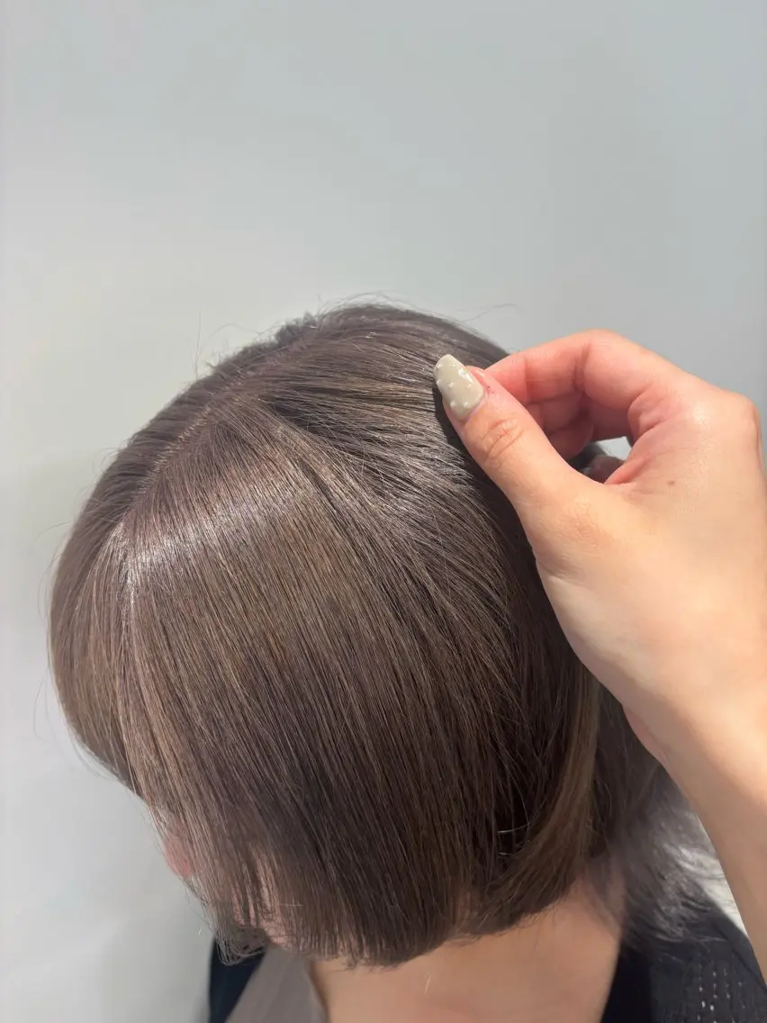 ミディアム ヘアカラー ミズノ アイ 🪅のヘアスタイル