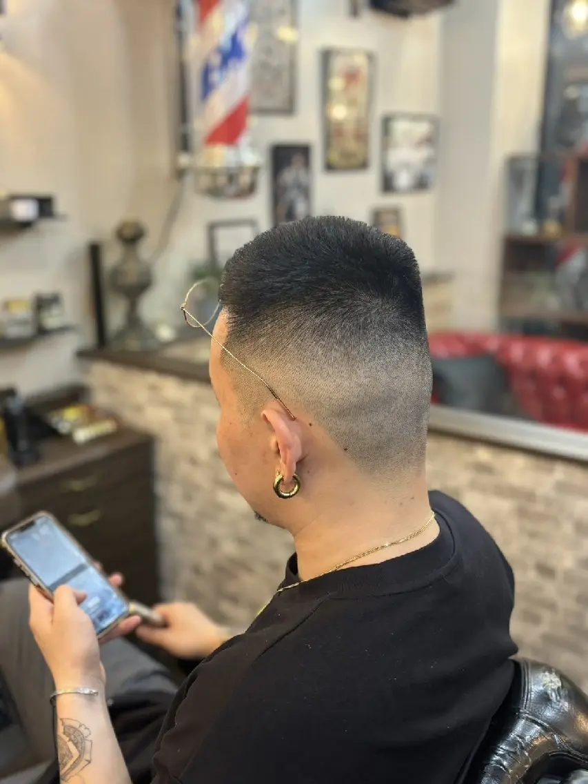 メンズ フェードカット 神原 朋瑛のヘアスタイル