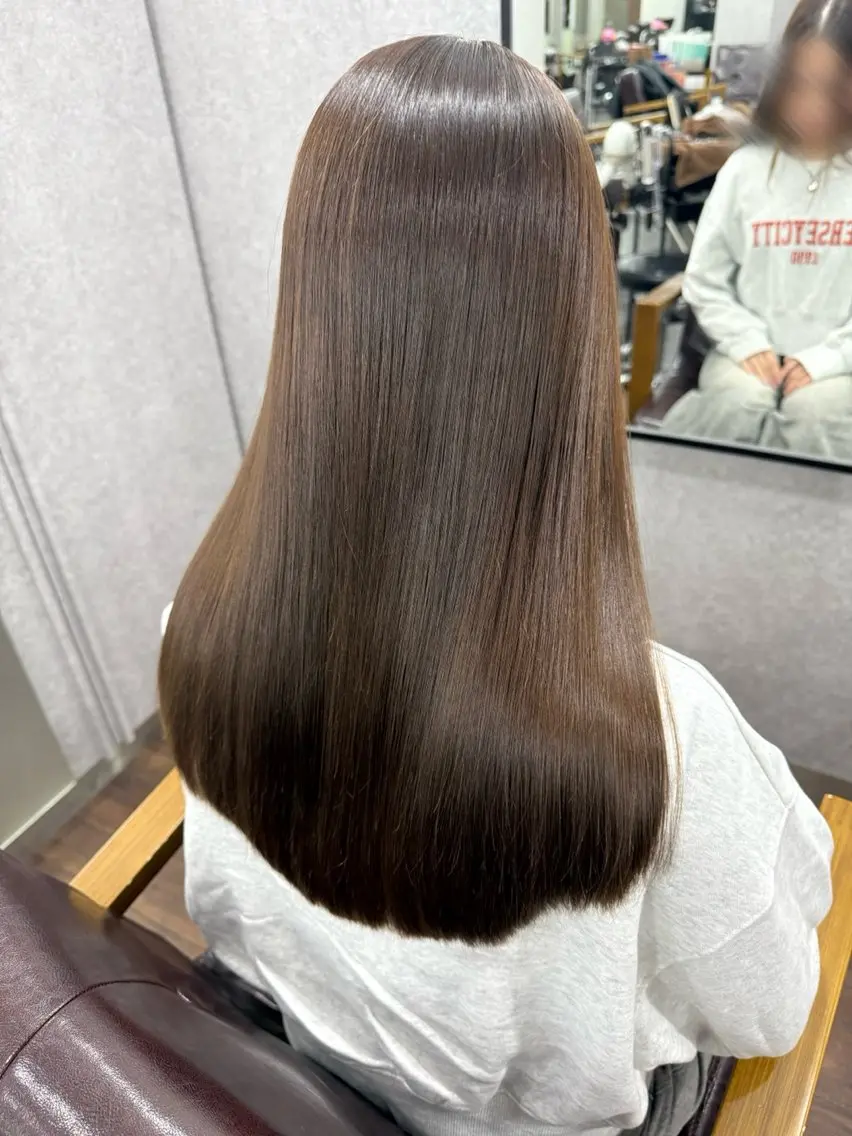 ロング カラー ブラウンカラー 【ili 梅田】 🐰清水 梨央🤍のヘアスタイル