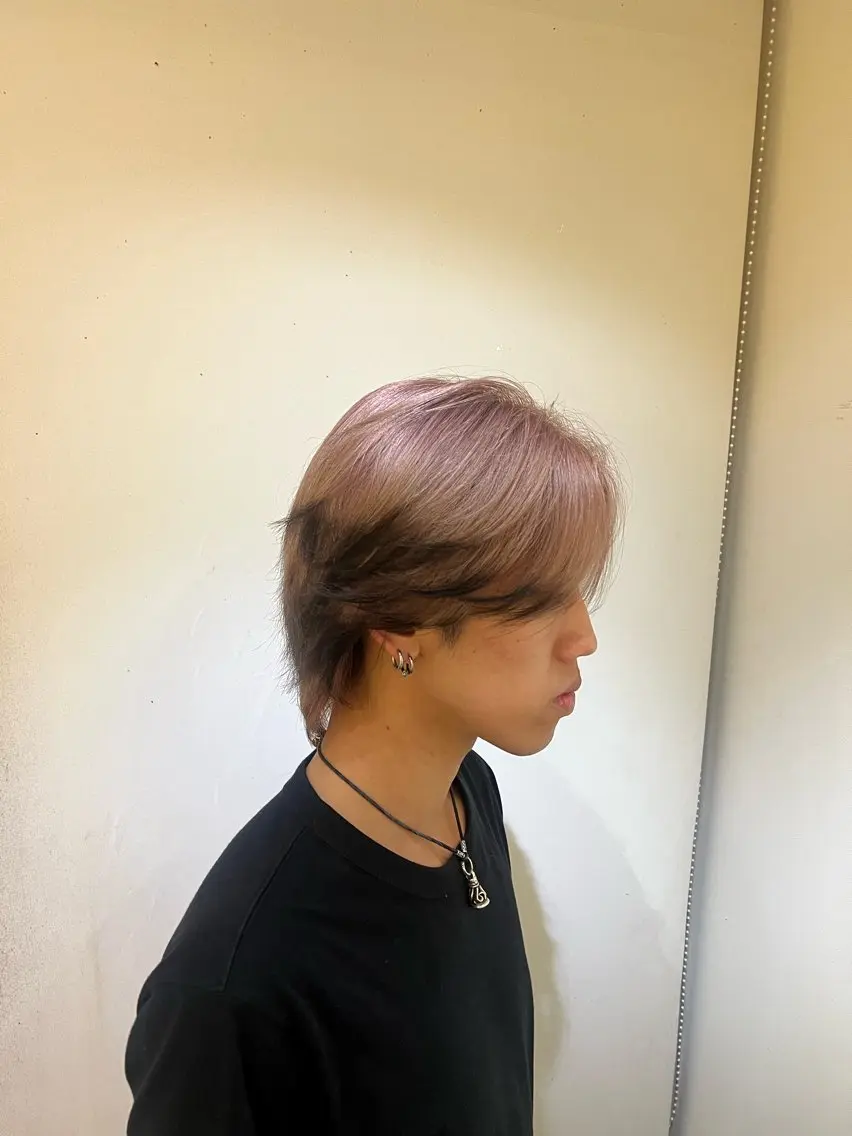 メンズ ヘアカラー Moto nanamiのヘアスタイル