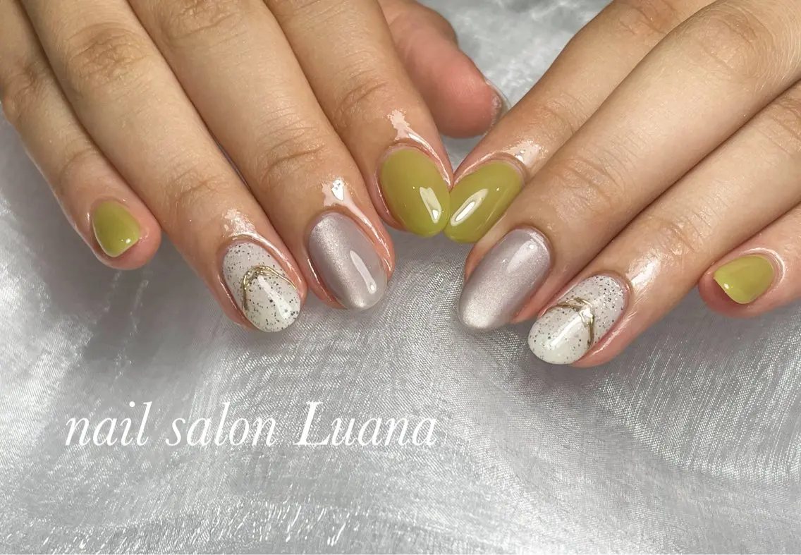 ネイル ハンドネイル nail salon Luanaのネイルデザイン