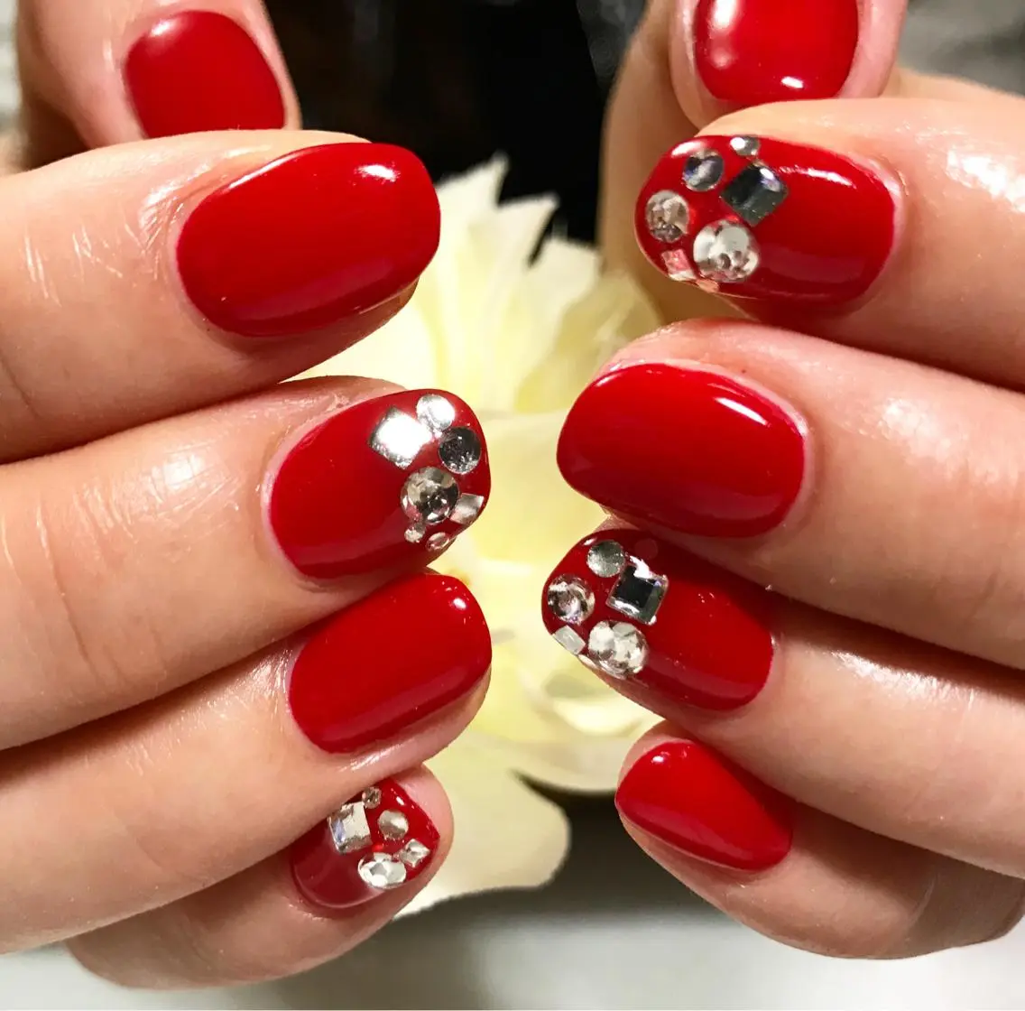 ネイル フットネイル ワンカラーネイル シンプルネイル 春ネイル ホワイト nail fufla ♡yamane♡のネイルデザイン