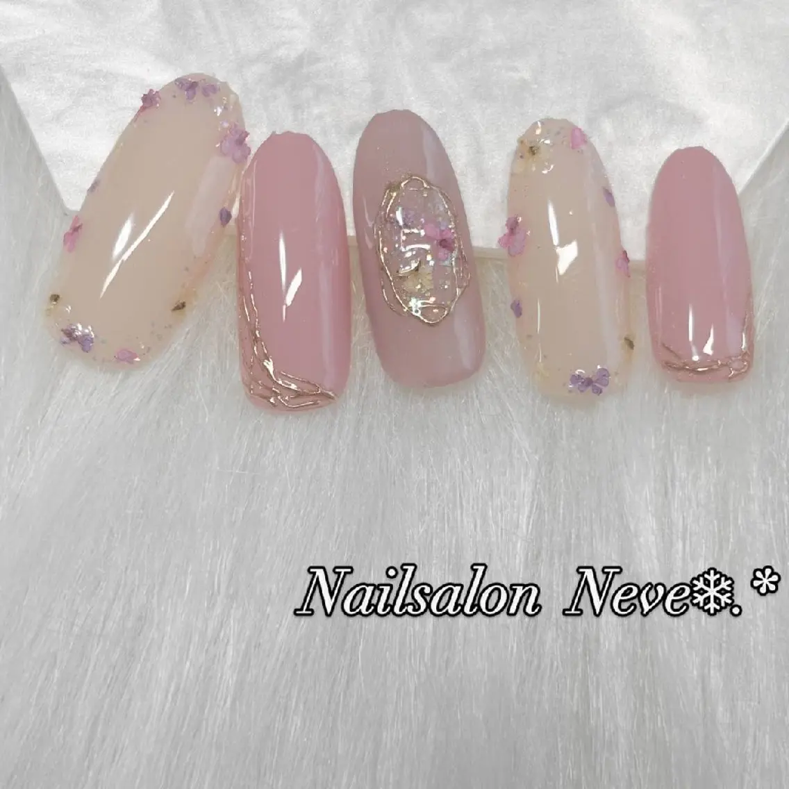 ネイル ハンドネイル Nailsalon Neve❄︎.*のネイルデザイン
