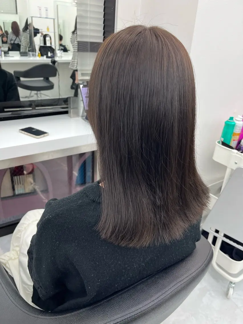 ミディアム カラー ヘアアレンジ Zina熊本🫧 Kurehaのヘアスタイル