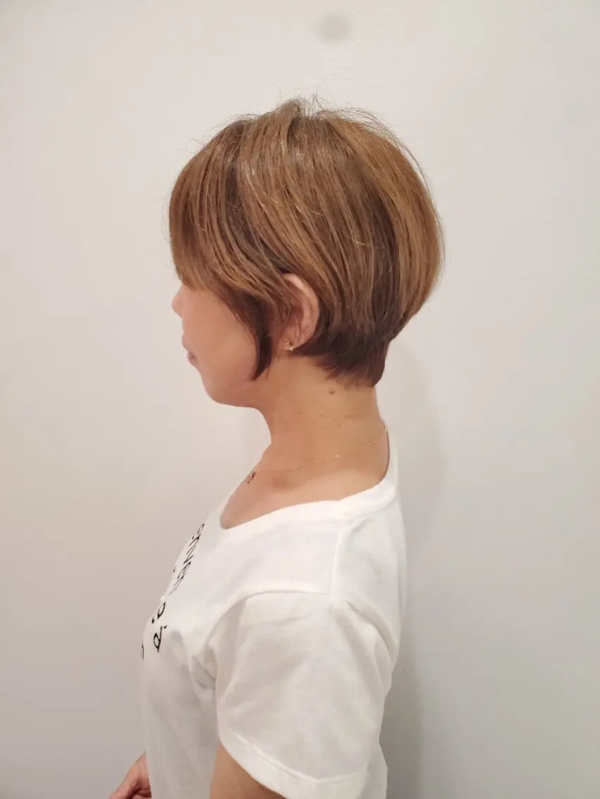 ショート カット ヘッドスパ 齋藤 愛美のヘアスタイル