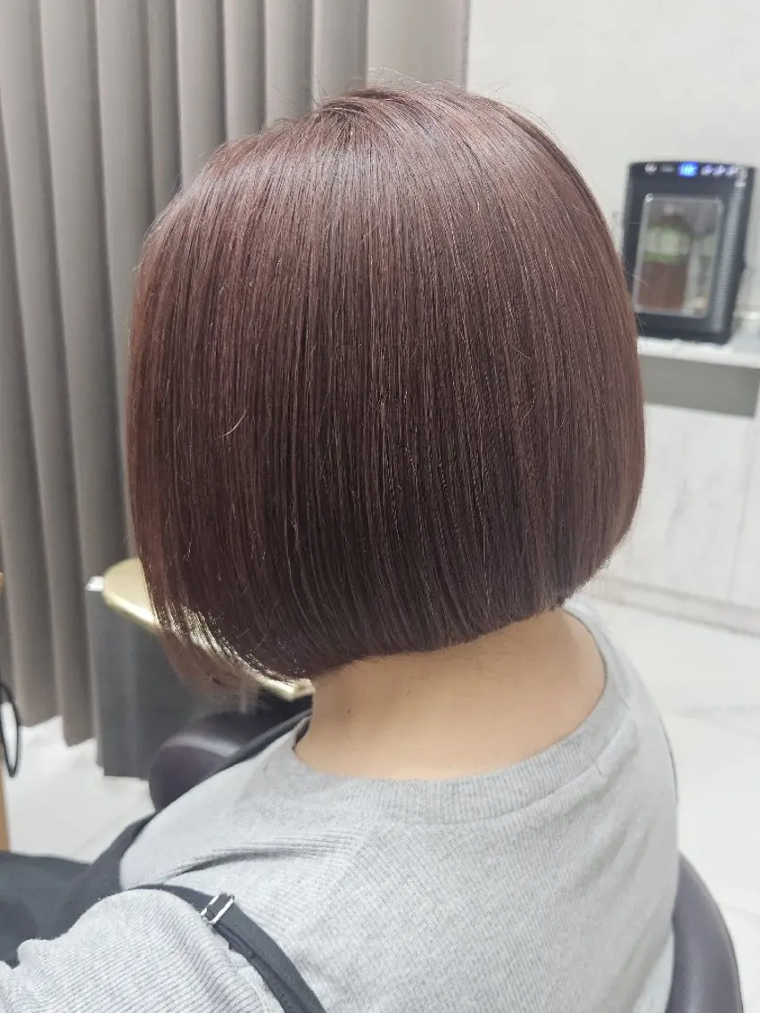 ミディアム パーマ カラー ボブ 【GRANDEUR】 Matsuiのヘアスタイル