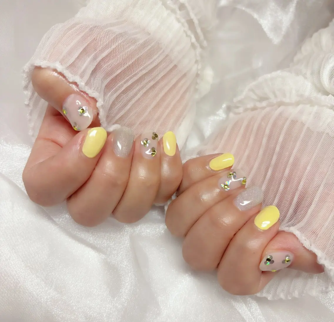 ネイル 春ネイル ハンドネイル Nail Salon macherieのネイルデザイン