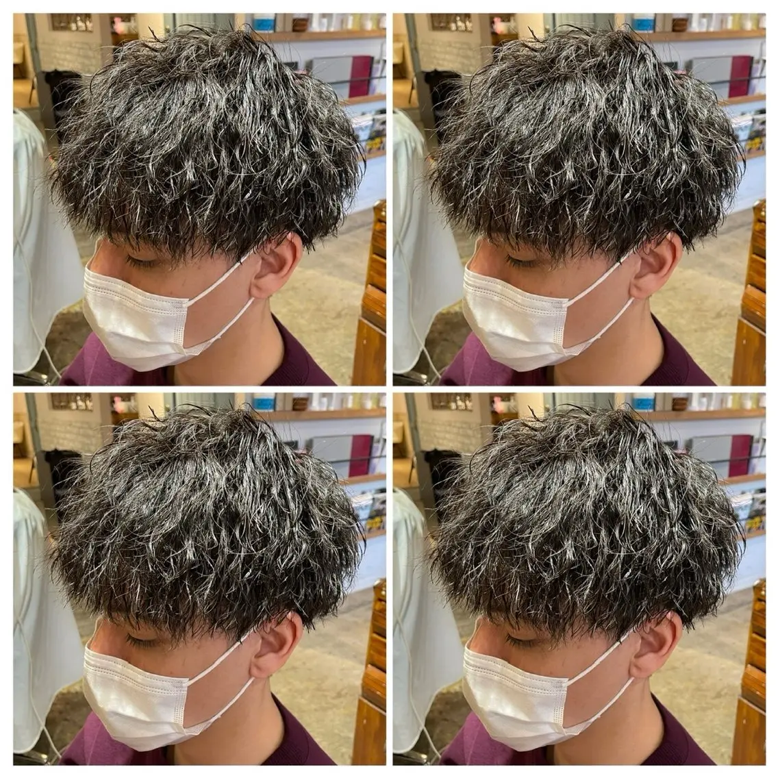 パーマ メンズ カット パーマ トリートメント ヘアセット メンズパーマ特化 店長望月謙二郎のヘアスタイル