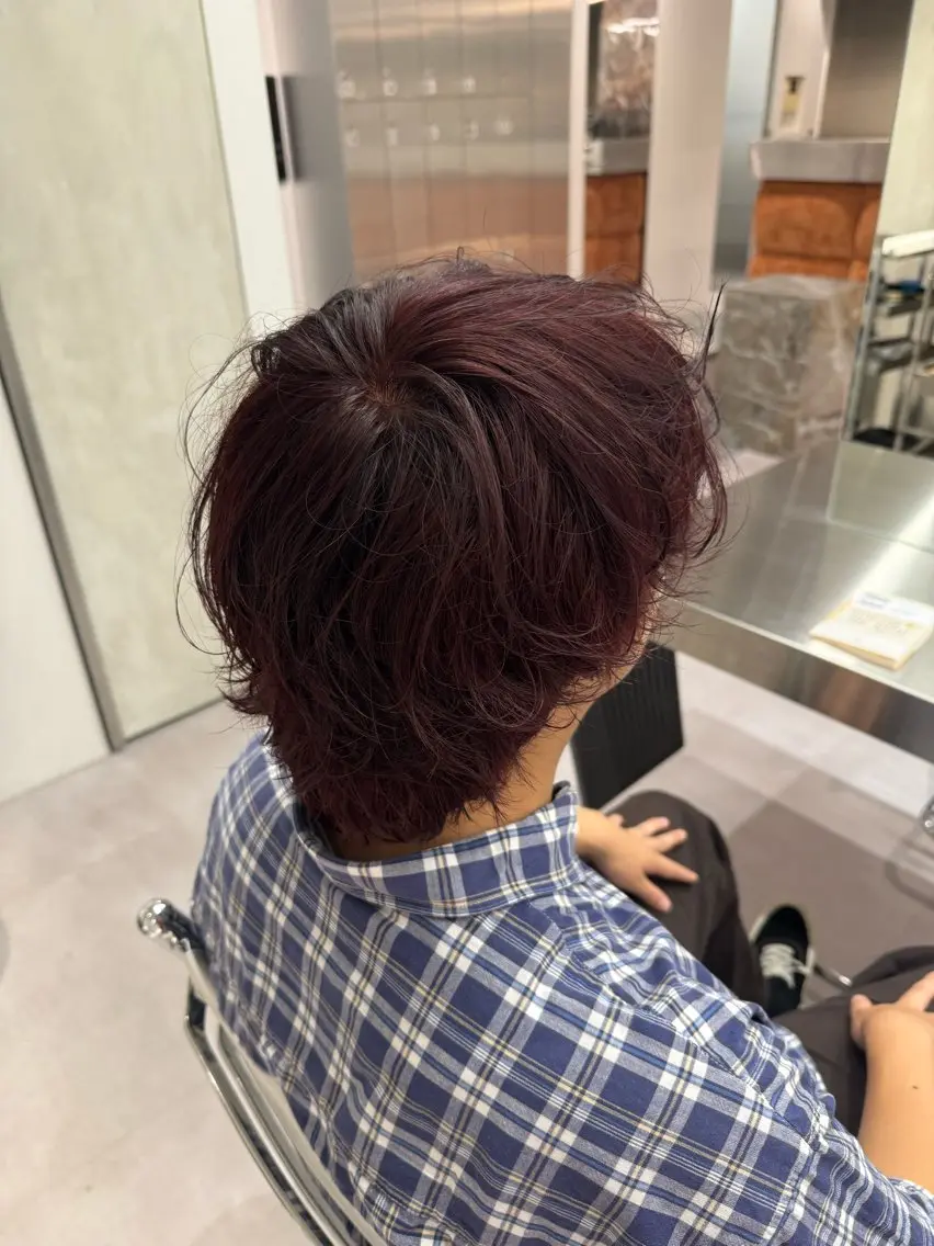 カラー メンズ ブリーチ/パーマ特化 片平和寿のヘアスタイル