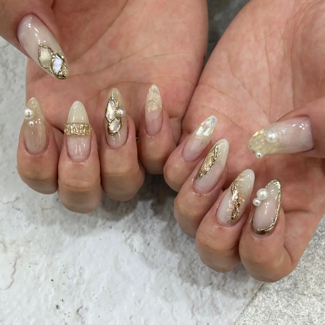 ネイル ニュアンスネイル ハンドネイル MIRUS町田店 ♡ maiのネイルデザイン