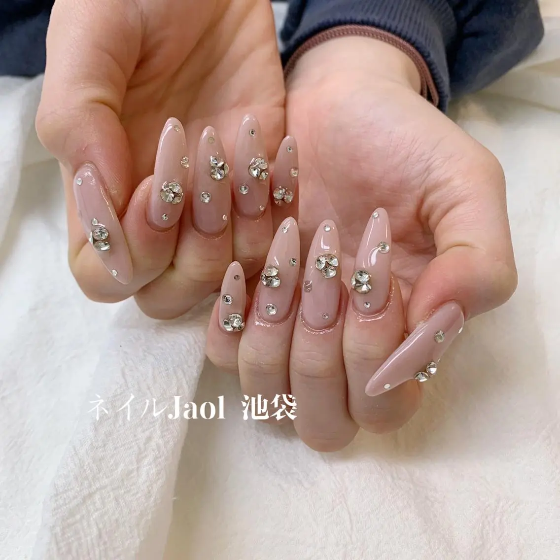 ロング ネイルJaol 池袋のネイルデザイン