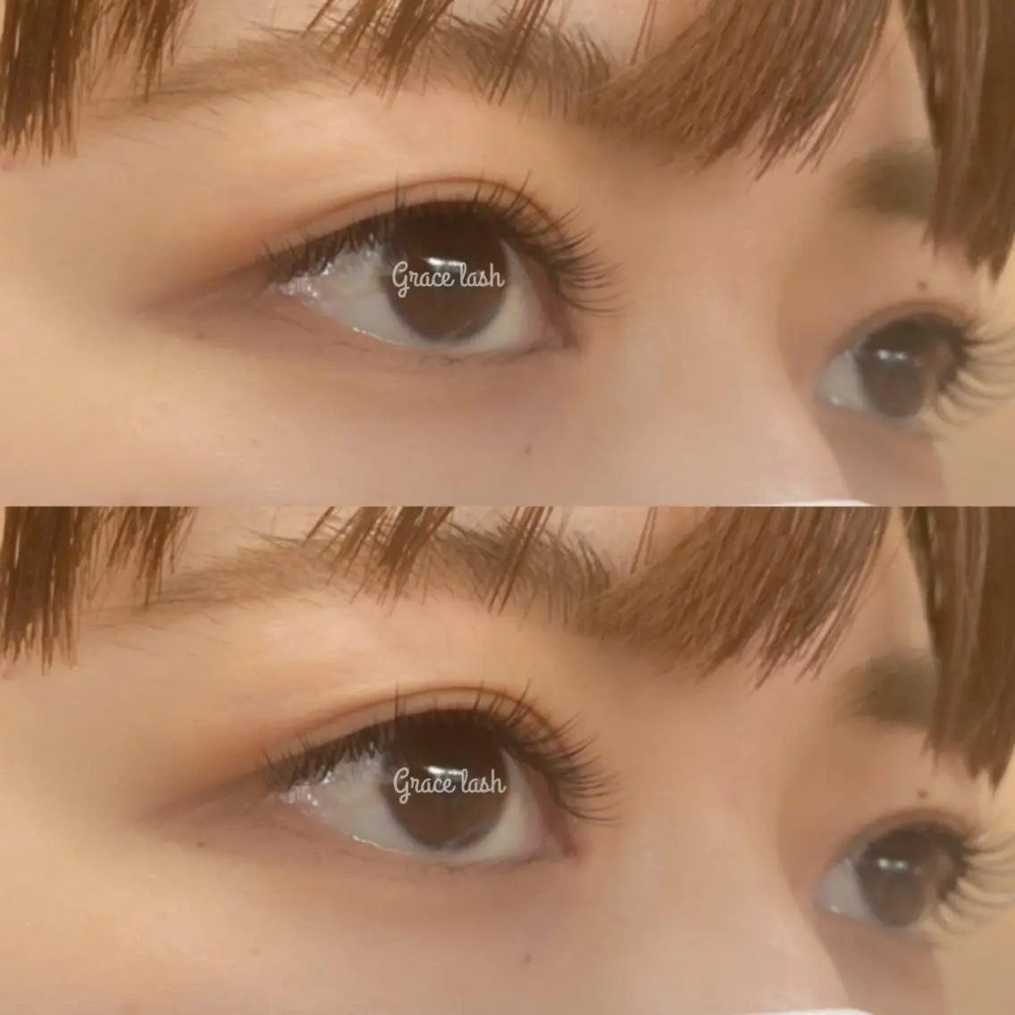 マツエク・マツパ Grace lash 小西里奈のマツエク・マツパデザイン