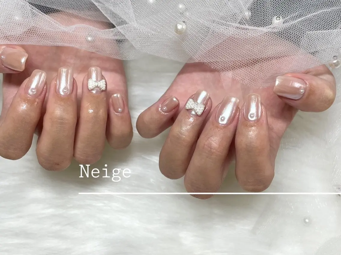 ネイル ハンドネイル Neige‪𓂃ai ＊梅津 / 松尾のネイルデザイン