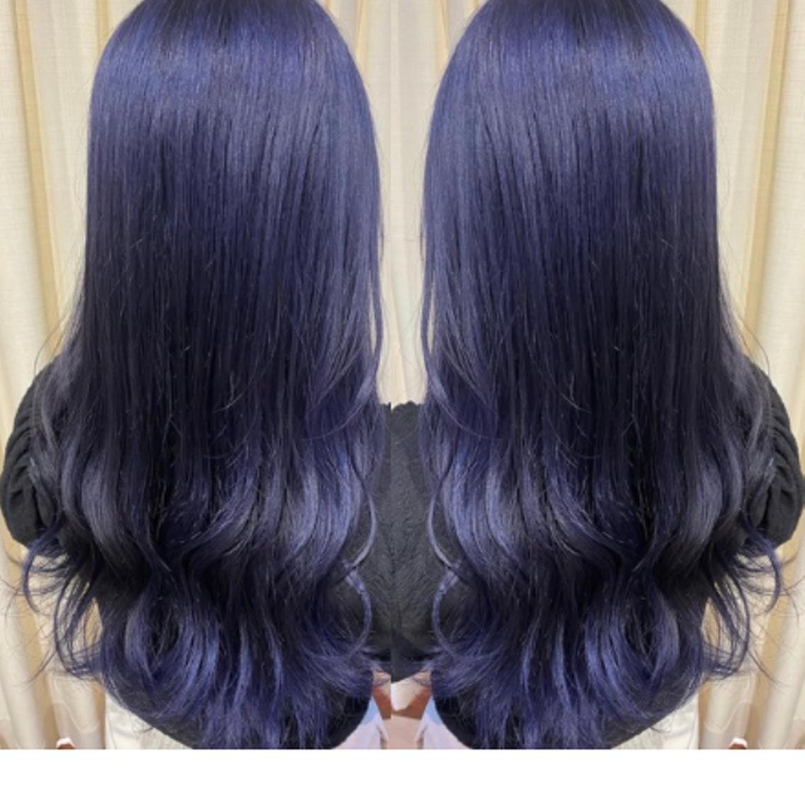 カラー ロング カット ヘアカラー トリートメント ブリーチカラー矢場町 ハイトーン 栄 平野のヘアスタイル