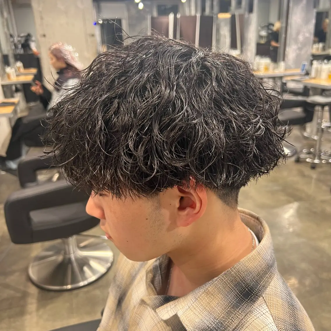 メンズ カット 🪽直毛男子の救世主 🪽フェザーパーマのヘアスタイル