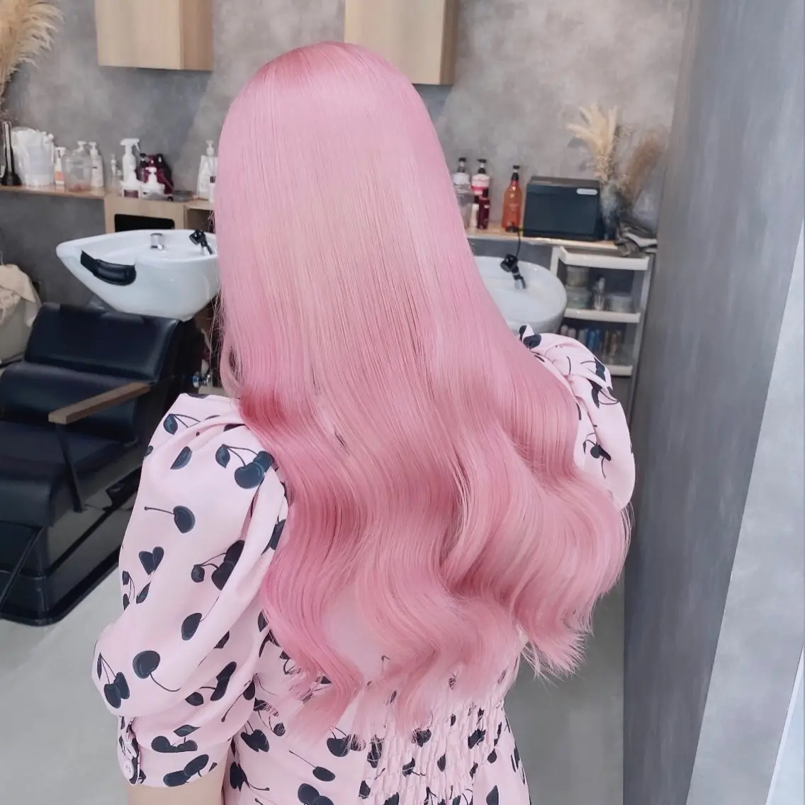 ロング カラー ヘアアレンジ メンズ ブリーチの髪様 MASATOのヘアスタイル