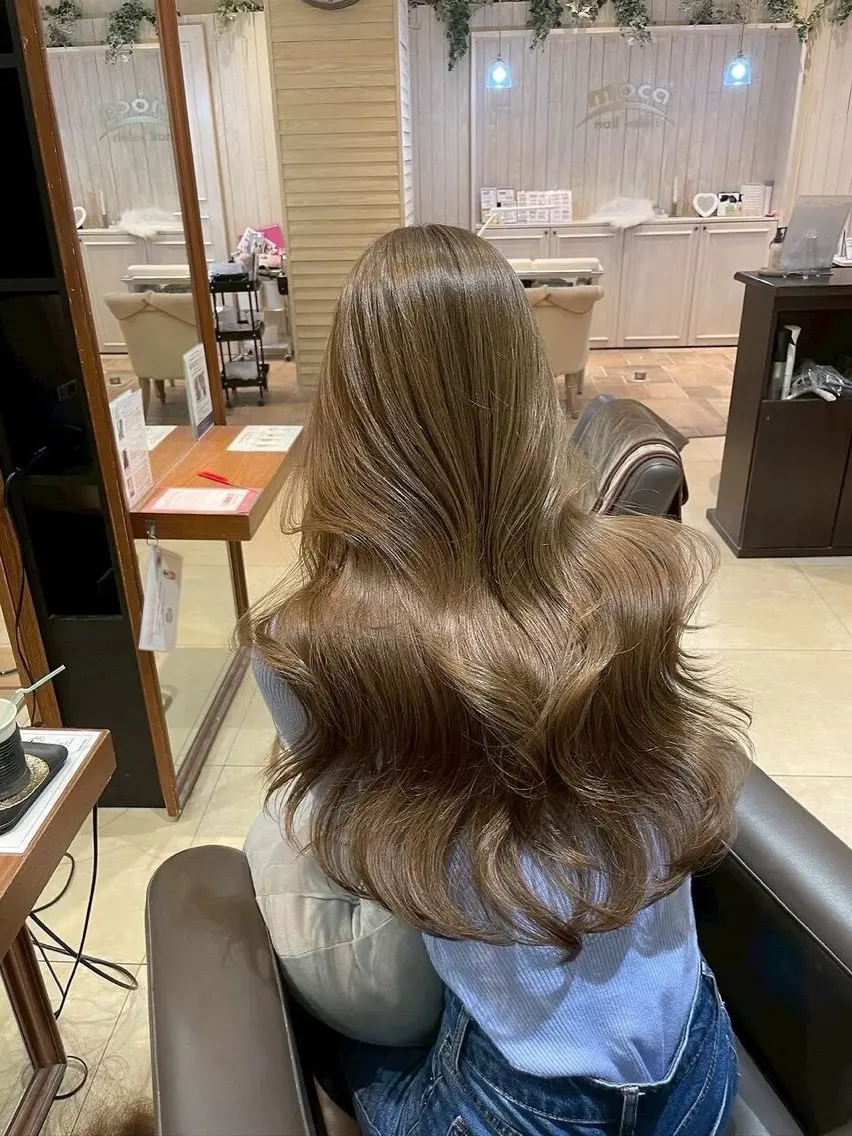 ロング 似合わせカット カット ヘアカラー 溝渕朋也/髪質改善 /レイヤーカットのヘアスタイル