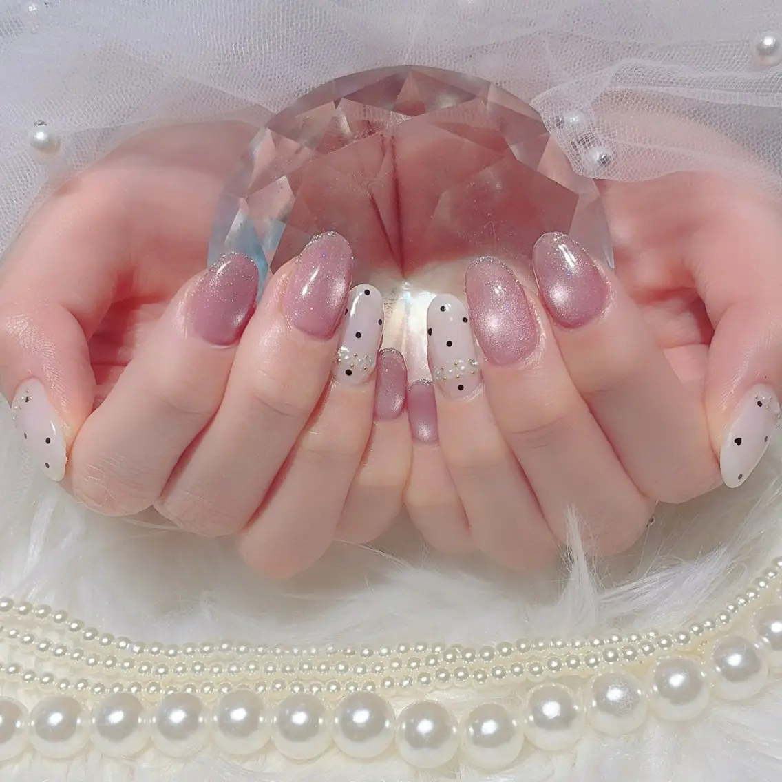 ネイル フットネイル ジェルネイル マグネットネイル 持ち込み パラジェル ハンドネイル Nail×Lani 深爪矯正対応◎のネイルデザイン