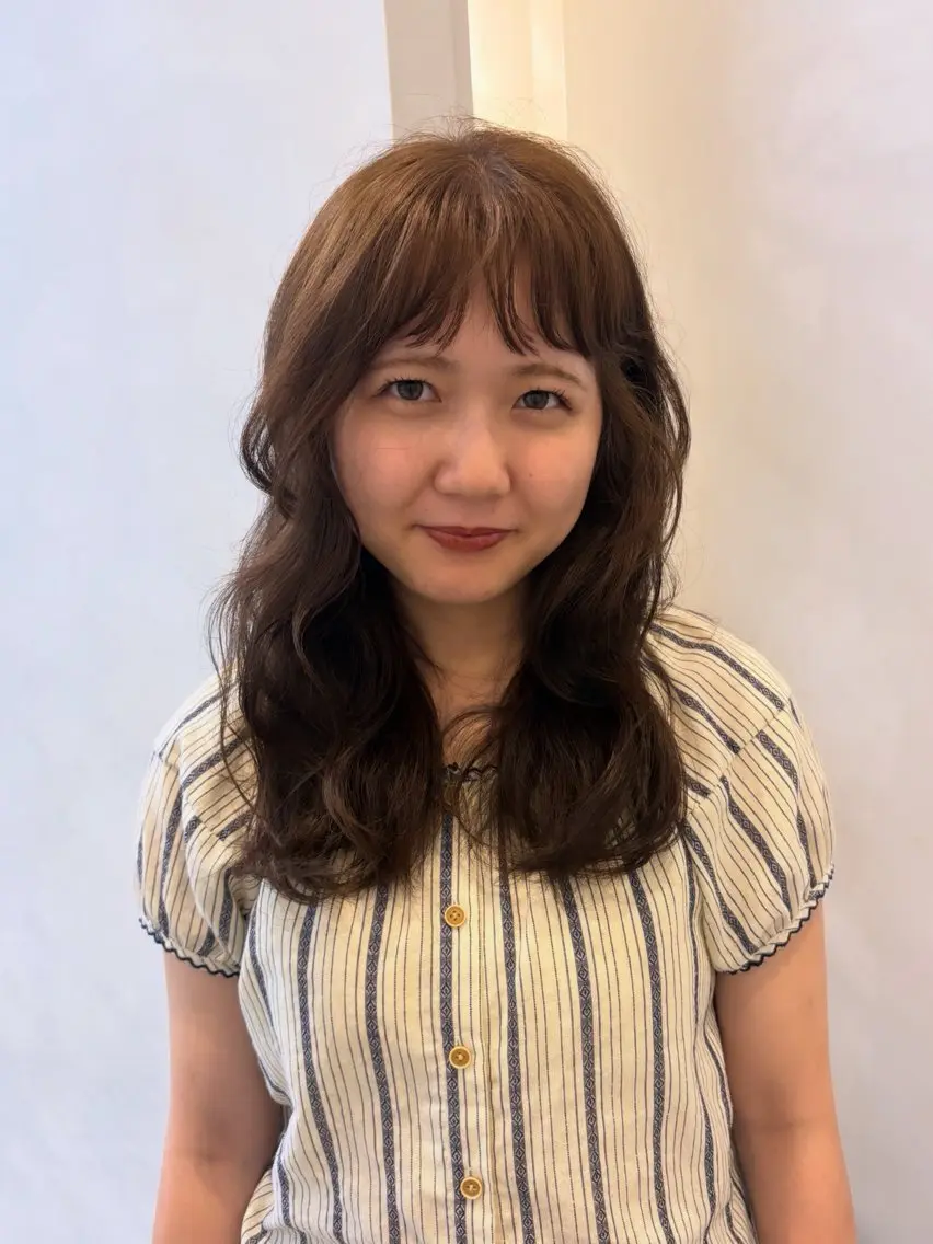 セミロング ヘアカラー 可愛いstyling おしえます♡🌸冬桜のヘアスタイル