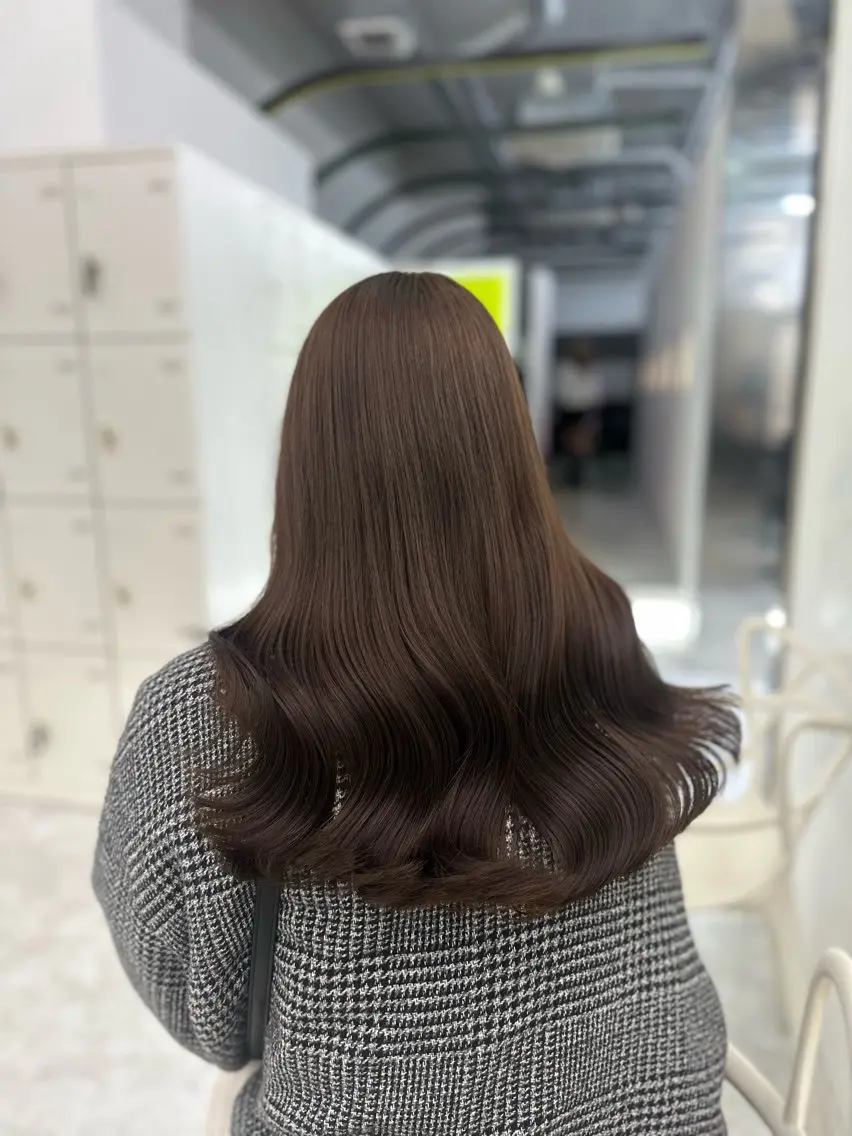 カラー ヘアカラー トリートメント 透明感ベージュ🎀 Anju/渋谷🎀のヘアスタイル