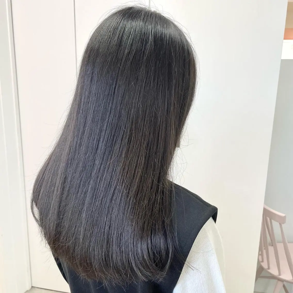 ロング カラー ブリーチなし透明感 🍀梅田・増田のヘアスタイル