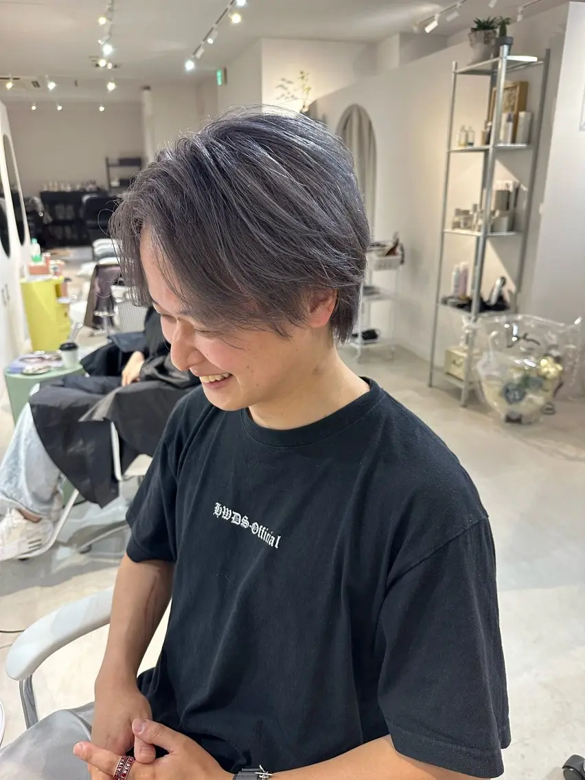 ショート カラー ヘアカラー トリートメント 本町/新町/心斎橋 透明感カラーSANCのヘアスタイル